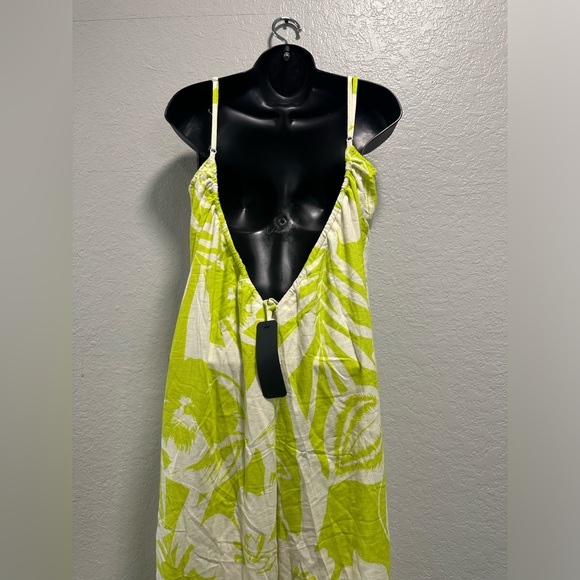 VICI Waikiki Tropical Print Relaxed Jumpsuit M - Picture 2 of 11